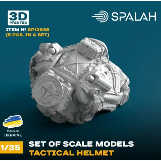 Spalah 12635 1/35 Tactical Helmet 5 Pcs Set Of Scale Models
