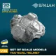 Spalah 12635 1/35 Tactical Helmet 5 Pcs Set Of Scale Models