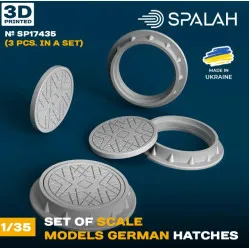 Spalah 17435 1/35 German Hatches 3 Psc Set Of Scale Models