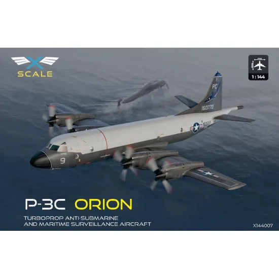 X-scale 144007 1/144 P-3c Orion Turboprop Anti-submarine And Maritime Surveillance Aircraft X-scale 144007 1/144 P-3c Orion Turboprop Anti-submarine And Maritime Surveillance Aircraft