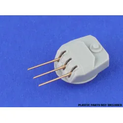 Set of 9 pcs 152 mm barrels for ships Richelieu, Jean Bart 1/700 Aber 700-L03