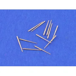 Set of 12 pcs 100 mm barrels for ships Richelieu, Jean Bart 1/700 Aber 700-L04