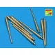 Set of 9 pcs 406 mm long barrels for ships North Carolina Washington 1/700 Aber 700-L11
