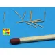 Set of 12 pcs 150 mm barrels for German ships Bismarck, Tirpitz, Scharnhorst, Gneisena 1/700 Aber 700-L15