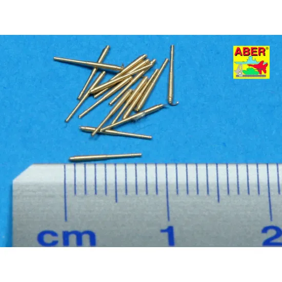 Set of 16 pcs 105 mm SFLAK barrels used in C/33 mount for German ships 1/700 Aber 700-L16