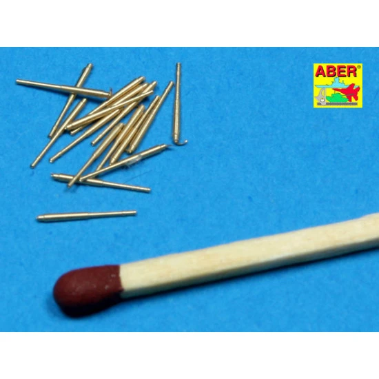 Set of 16 pcs 105 mm SFLAK barrels used in C/37 mount for German ships 1/700 Aber 700-L17