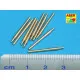 Set of 9 pcs 406 mm barrels for ships Nelson Rodney 1/700 Aber 700-L18