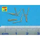 Set of 12 pcs 152 mm barrels for ships Nelson Rodney 1/700 Aber 700-L19