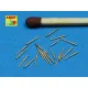 Set of 20 pcs 102 mm universal barrels for Royal Navy ships 1/700 Aber 700-L21