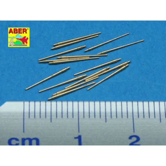 16 pcs.133mm barrels for King George V 1/700 Aber 700-L23