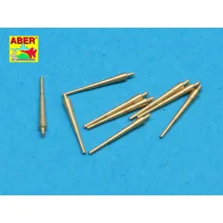 Set of 9 pcs 203 mm barrels for USN ships New Orleans, Minneapolis type 1/700 Aber 700-L26