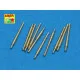 Set of 10 pcs 203 mm barrels for Japan ships Atago, Kumano, Myoko etc. 1/700 Aber 700-L27