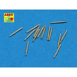 Set of 14 pcs 152mm (6in) L50 Vickers Mk.M type 41 barrels for Kongo, Haruna, Hiei, Kir 1/700 Aber 700-L29