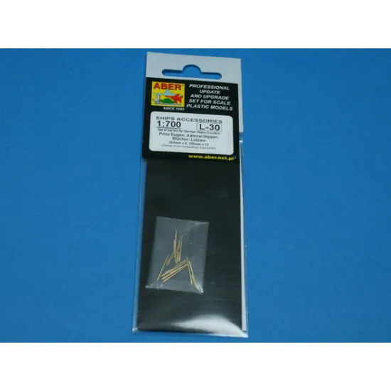 Barrels for Prinz Eugen 1/700 Aber 700-L30