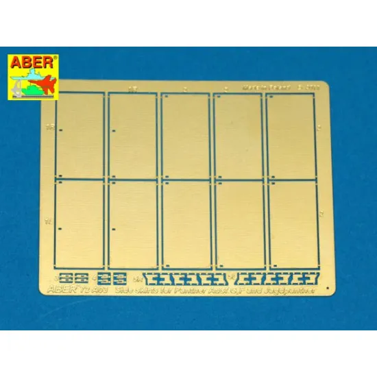 Side skirts for Panther G/F 1/72 Aber 72-A03