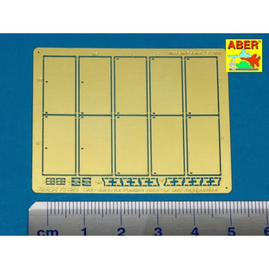 Side skirts for Panther G/F 1/72 Aber 72-A03
