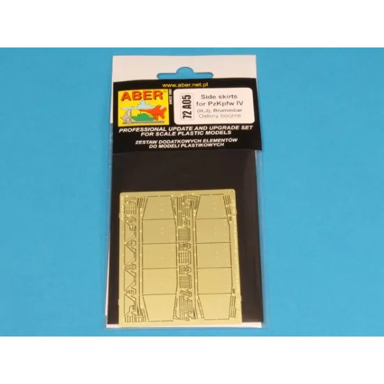 Side skirts for Pz.Kpfw. IV (H.J), Brummbar 1/72 Aber 72-A05