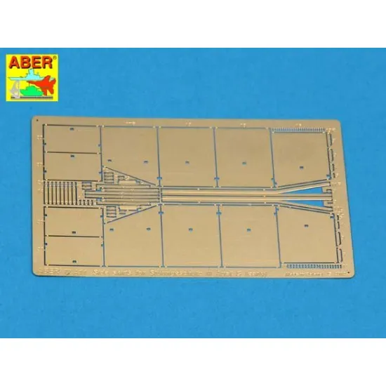 Side skirts for Sturmgeschutz III (Early model) 1/72 Aber 72-A11