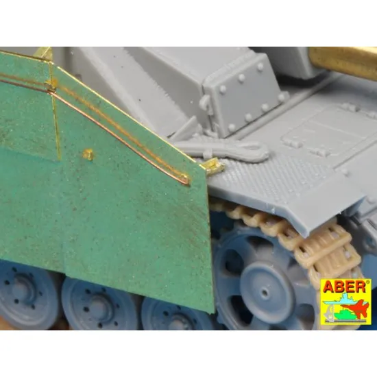 Side skirts for Sturmgeschutz III (Early model) 1/72 Aber 72-A11