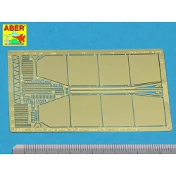 Side skirts for Sturmgeschutz III (late model) 1/72 Aber 72-A12