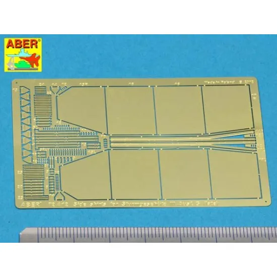 Side skirts for Sturmgeschutz III (late model) 1/72 Aber 72-A12