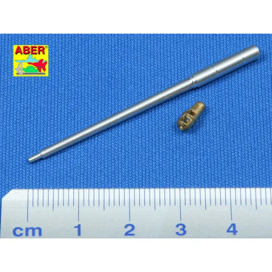 8,8 cm KwK 43L/71 German tank barrel for Tiger II 1/72 Aber 72-L03