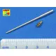 8,8 cm KwK 43L/71 German tank barrel for Tiger II 1/72 Aber 72-L03