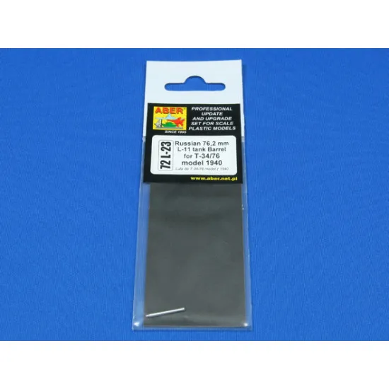 Russian 76,2mm L-11 tank Barrel for T-34/76 model 1940 1/72 Aber 72-L23