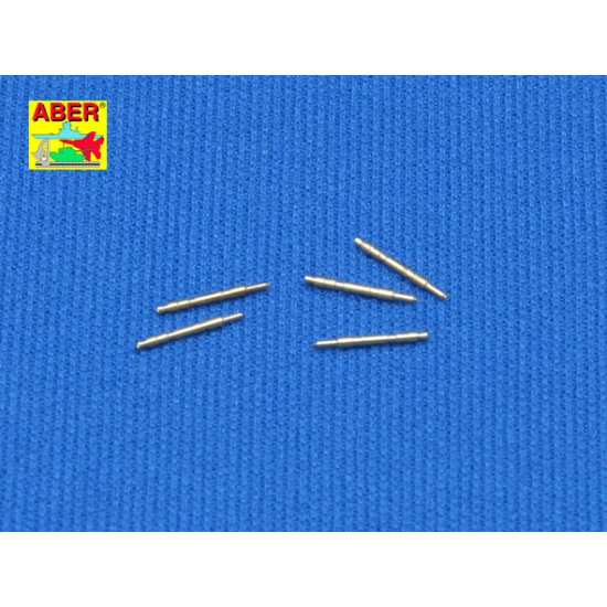 Set of 5 Barrels for German Tank MG 34 machine guns 1/72 Aber 72-L33