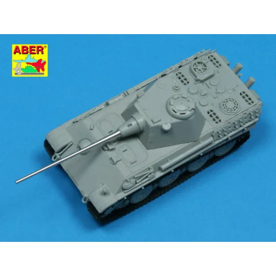 7,5 cm KwK 44/1 L/70 German tank barrel for Panther Ausf.F 1/72 Aber 72-L38