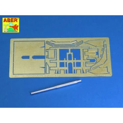 Italian 90mm barrel for 90/53 Gun with shield 1/72 Aber 72-L47