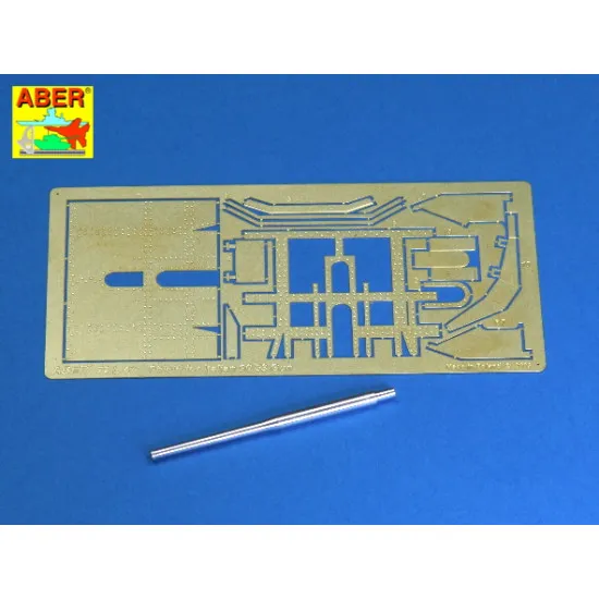 Italian 90mm barrel for 90/53 Gun with shield 1/72 Aber 72-L47 Italian 90mm barrel for 90/53 Gun with shield 1/72 Aber 72-L47