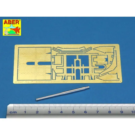 Italian 90mm barrel for 90/53 Gun with shield 1/72 Aber 72-L47 Italian 90mm barrel for 90/53 Gun with shield 1/72 Aber 72-L47