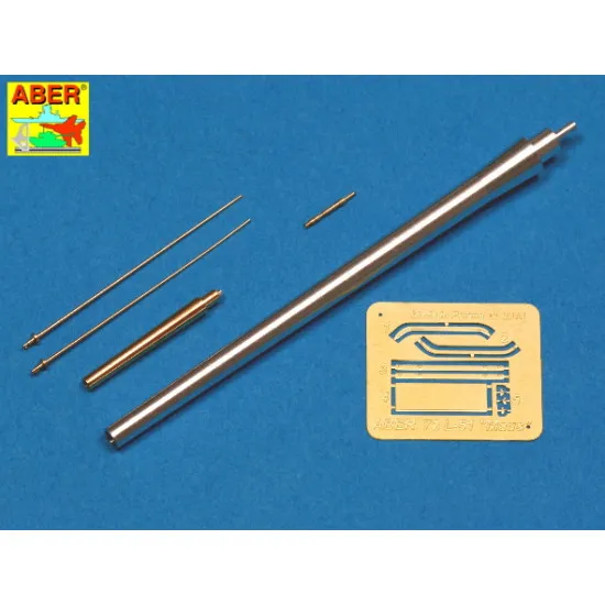 Set of 2 barrels for German Heavy Tank MAUS 1/72 Aber 72-L51