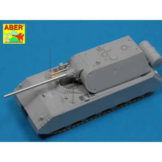 Set of 2 barrels for German Heavy Tank MAUS 1/72 Aber 72-L51