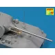 Set of 2 barrels for German Heavy Tank MAUS 1/72 Aber 72-L51