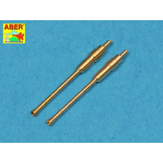 Set of 2 German 2cm L/50 gun barrels KwK 38 1/72 Aber 72-L58