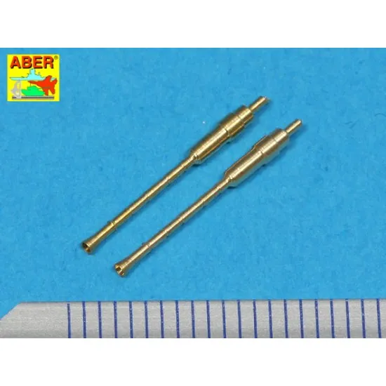 Set of 2 German 2cm L/50 gun barrels KwK 38 1/72 Aber 72-L58