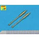 Set of 2 German 2cm L/50 gun barrels KwK 38 1/72 Aber 72-L58