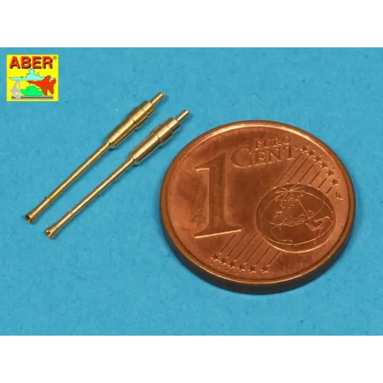 Set of 2 German 2cm L/50 gun barrels KwK 38 1/72 Aber 72-L58