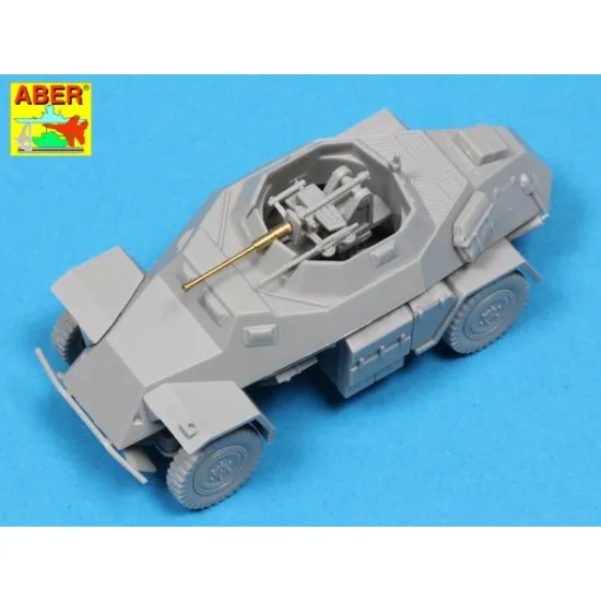 Set of 2 German 2cm L/50 gun barrels KwK 38 1/72 Aber 72-L58