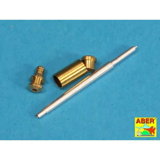German StuK.40 L/48 7,5cm barrel with middle model muzzle brake for StuG.III Ausf.G 1/72 Aber 72-L60