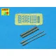 Set of 2 barrels for German 7,92 mm MG 17 aircraft machine guns 1/32 Aber A32-002