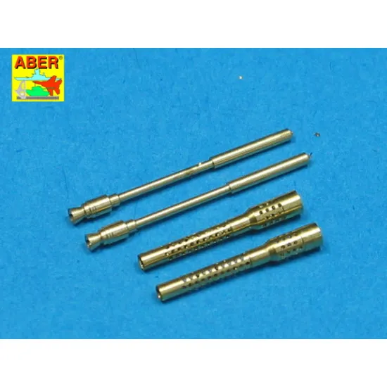 Set of 2 barrels for German 13mm aircraft machine guns MG 131 (middle type) 1/32 Aber A32-006
