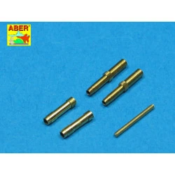 Set of 2 barrels for German aircraft 30mm machine cannons MK 108 with blast tube 1/32 Aber A32-010