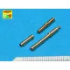 Set of 2 barrels for German aircraft 30mm machine cannons MK 108 with blast tube 1/32 Aber A32-010