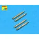Set of 4 barrel tips for German 13 mm MG 131 aircraft machine gun 1/32 Aber A32-011