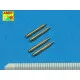 Set of 4 barrel tips for German 13 mm MG 131 aircraft machine gun 1/32 Aber A32-011