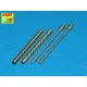 Set of 4 barrels for Japanese 20 mm Type 99 aircraft machine cannons 1/32 Aber A32-013