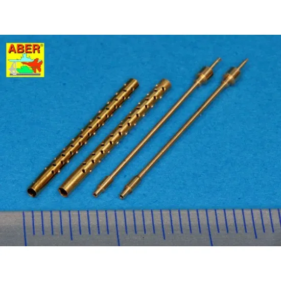 Set of 4 barrels for Japanese 20 mm Type 99 aircraft machine cannons 1/32 Aber A32-013